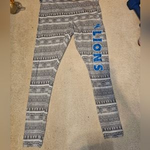 Aztec print Detroit Lions leggings